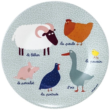 Ferme AF920J Dessertteller Durchmesser, 20 cm, mehrfarbig -