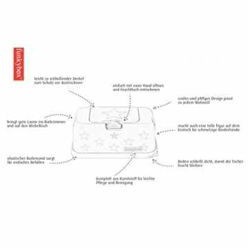 Feuchttücherbox, Funkybox weiß mit Herzen -