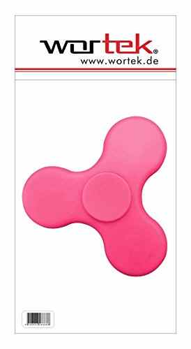 Fidget Spinner LED Tri Kreisel High-Speed Kugellager mit Bluetooth und Lautsprecher Anti-Stress Hand Toy Pink von wortek -