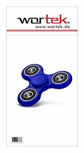 Fidget Spinner Tri Kreisel mit High-Speed Kugellager Anti-Stress Hand Toy Blau von wortek -