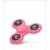 Fidget Spinner Tri Kreisel mit High-Speed Kugellager Anti-Stress Hand Toy Pink von wortek -