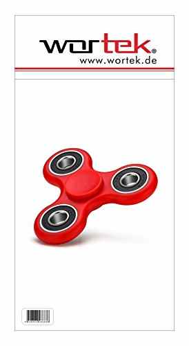 Fidget Spinner Tri Kreisel mit High-Speed Kugellager Anti-Stress Hand Toy Rot von wortek -