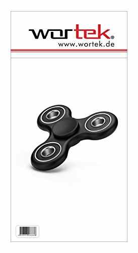 Fidget Spinner Tri Kreisel mit High-Speed Kugellager Anti-Stress Hand Toy Schwarz von wortek -