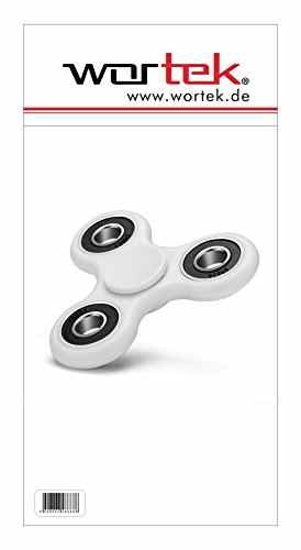 Fidget Spinner Tri Kreisel mit High-Speed Kugellager Anti-Stress Hand Toy Weiß von wortek -