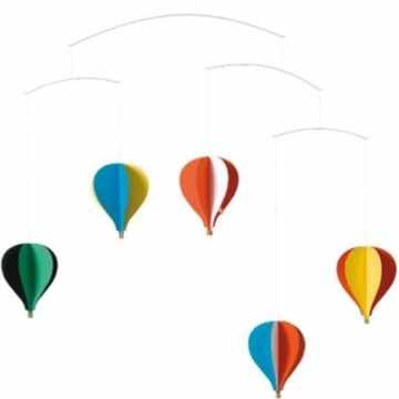 Flensted Mobiles Flensted Mobile „Heißluftballon“ Baby, Kinder Jungen Mädchen -