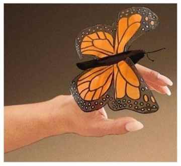 Folkmanis Puppets 2156 – Mini-Schmetterling -