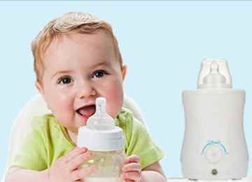 Frankbaby Elektrische Baby Flaschenwärmer und Sterilisator 2 in 1 mit Warmhaltefunktion und Babykostwärmer -