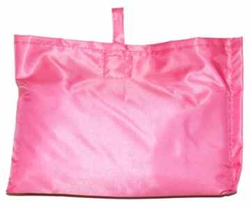 Frenchie Mini Couture Damen Lätzchen, wasserdicht, mit passender Klapptasche, 38 x 76 cm, Pink -
