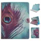 Für iPad 4 Hülle, Für iPad 3 Hülle, Für iPad 2 Hülle, Grandoin(TM) Retro Leder Foliant Buch-Stil-Art-stehender stoßabfangende Hülle, ausgezeichnete Qualität hübsche bunte elegante Muster-erstklassiges PU-Verschluss Design exakte vollkommend schützende Schnapphülle, passend Für iPad 4/3/2 mit Ständer-Funktion -
