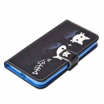 Für Samsung Galaxy J3 2016 Model/J310 Hülle [Bildschirmschutz aus gehärtetem Glas], Grandoin Retro Leder Foliant Stoßabfangende Hülle, exzellente Qualität buntes elegantes Muster Design Premium PU Verschluss genaue Passform Riemen-Leder Geldbörse schützende Schnapp-Hüllen-Abdeckung Für Samsung Galaxy J3 2016 Model/J310 mit [Kreditkarten Einschub] Ständer Funktion -