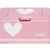 funkybox – rosa Box für Feuchttücher mit weißen Herzen