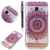 Galaxy J3 2015 Hülle,Galaxy J3 2016 Hülle,SainCat Galaxy J3 Silikon Hülle Transparent Handyhülle Karikatur Muster Gel Schutzhülle [Kratzfeste, Scratch-Resistant] Ultra Slim Dünn Weichem Handytasche Weich Flexibel Silikonhülle TPU Durchsichtig Crystal Clear Schutz Handy Hülle Backcover Case Tasche Etui Bumper für Samsung Galaxy J3 2015/J3 2016 (Gradient lila Blumenschale) -