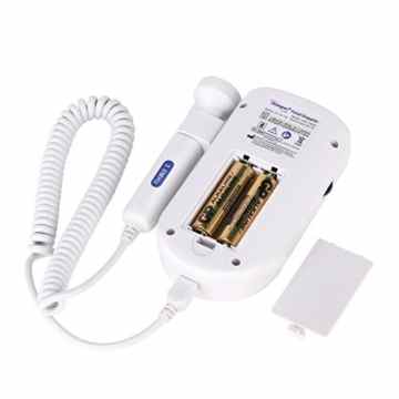 GHB Doppler Baby Fetal Doppler 3Mhz Sonde Ultraschallgel Ultraschall zum Hören mit LCD-Display -