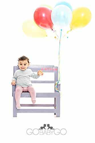 GoBabyGo Krabbelstrumpfhose, Baumwollstretch, Gumminoppen, Öko-Tex-Standard 100 -