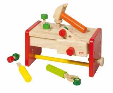 Goki 58871 – Werkbank inklusive Aufbewahrungsbox -