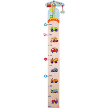Goki Kinder Messlatte Wachstumsmesser Messleiste aus Holz -