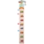 Goki Kinder Messlatte Wachstumsmesser Messleiste aus Holz -