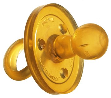 Goldi Sauger Kirschform | Beruhigungs-Sauger aus Naturkautschuk (ab 12 Monate) -