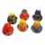 Gummiente Superhelden 6 Stück Gummi-Ente, Spritzente Palandi® -