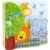 HABA 300129 – Zoo Babybuch Zoofreunde, Kleinkindspielzeug -