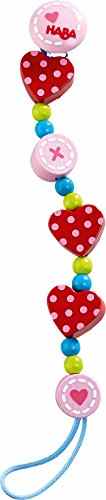HABA 300461 – Schnullerkette Herz an Herz -