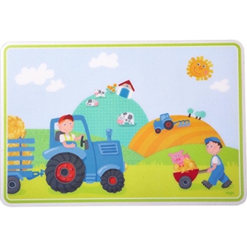 Haba 302822 Kinder-Tischset Traktor -