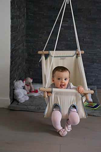 Hängebettchen aus 100% Bio-Baumwolle von Petite planète Zébul’hamac Babybettchen Hängeschaukel Hängebett -