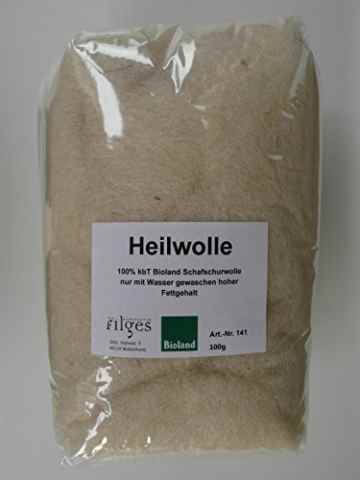 Heilwolle 50 Gramm – Ohrenwolle – Babypflege – Nabelpflege – Ohrenschmerzen – Rheuma – Stilleinlagen – Erkältung -