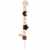 Heimess 733700 – Schnullerkette Mond und Stern -