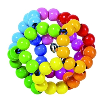 Heimess 735670 Greifling Elastik Regenbogenball -