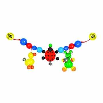 Heimess 762290 – Kinderwagenkette Ente, Marienkäfer, Frosch -