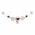 Heimess 764190 Kinderwagenkette Bär natur mit Clips -
