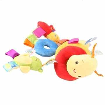 HENGSONG Babyspielzeug Kleinkindspielzeug Plüschtiere Farbige Insekten Kinderwagenkette Spirale Spielzeug für Babyschale Kinderwagen Kinderbetten -
