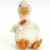 Hermann Teddy Collection 931355 – Plüsch-Ente, 22 cm, creme -