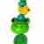 Hess Holzspielzeug 13705 Schnullerkette Frosch Toni aus Holz, Länge circa 21 cm -