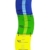 Hess Holzspielzeug 14608 Messlatte Raupe aus Holz, 95 x 20 cm -