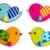 Hess Holzspielzeug 30313 Kleine Garderoben Vogel aus Holz, Farblich Sortiert, 12 cm -