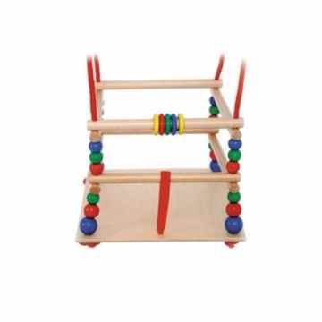 Hess Holzspielzeug 31101 – Gitterschaukel aus Holz, circa 30 cm -