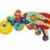 Hess Holzspielzeug 50137 – Möbelset Weltall (Garderobe, Messlatte, Mobile) -