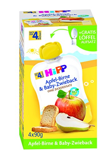 Hipp Apfel-Birne und Baby-Zwieback -