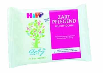 Hipp Babysanft Feucht-Tücher – Mini, 30er Pack (30 x 47 g) -