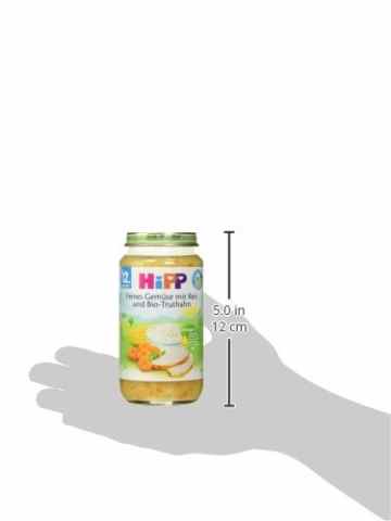 Hipp Feines Gemüse mit Reis und Bio-Truthahn -