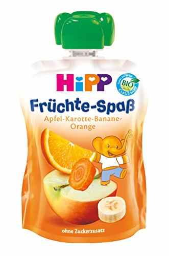 HiPP Früchte-Spaß Apfel-Karotte-Banane-Orange -