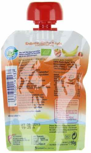 Hipp Früchte-Spaß Erdbeere-Banane in Apfel -