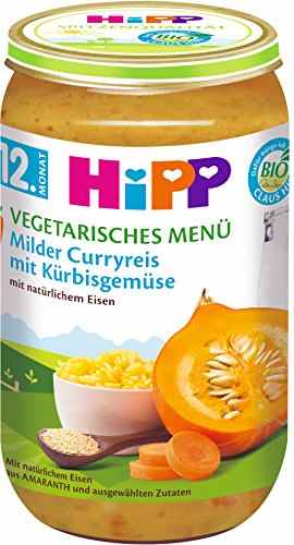 HiPP Milder Curryreis mit Kürbisgemüse -