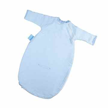 Hoppediz Baby-Schlafsack mit Gurtschlitz für Auto-Kindersitze und praktischem Umschlagbündchen -