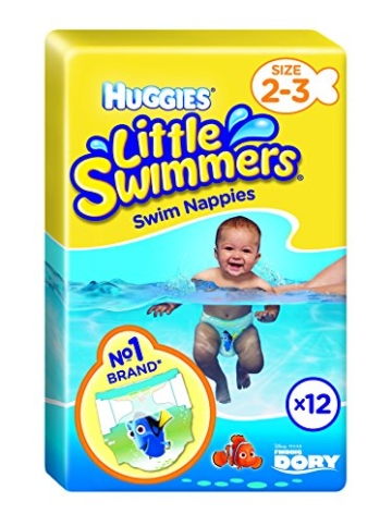 Huggies Little Swimmers Swim Nappies Size 2-3 3-8kg 12 per pack -