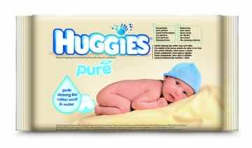 Huggies Pure feuchte Probe, 16 Tücher -