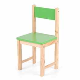 iKayaa Kinder Stuhl aus Kiefernholz Holzstuhl für Kinderzimmer 6 Farbe Optional