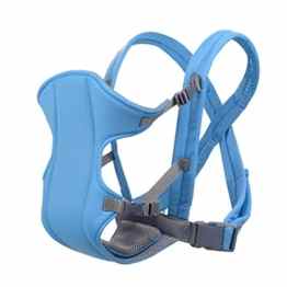 iManson 3 in 1 Babytrage Babytragetuch hält Babys Artefakt,Baby und Kindertrage/Bauch-,Rücken-und Hüfttrage,4 Tragpositionen (3-15KG,3-16 Monate) Blau